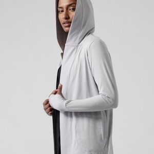 ATHLETA UPTEMPO WRAP, NORWEGIAN GREY, SIZE XS